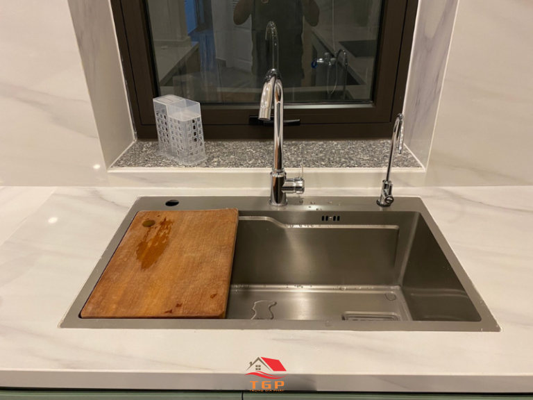 Tủ bếp Melamine Minh Long hiện đại (8)