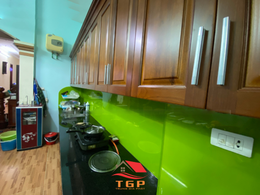 Tủ bếp inox cánh gỗ xoan đào (1)
