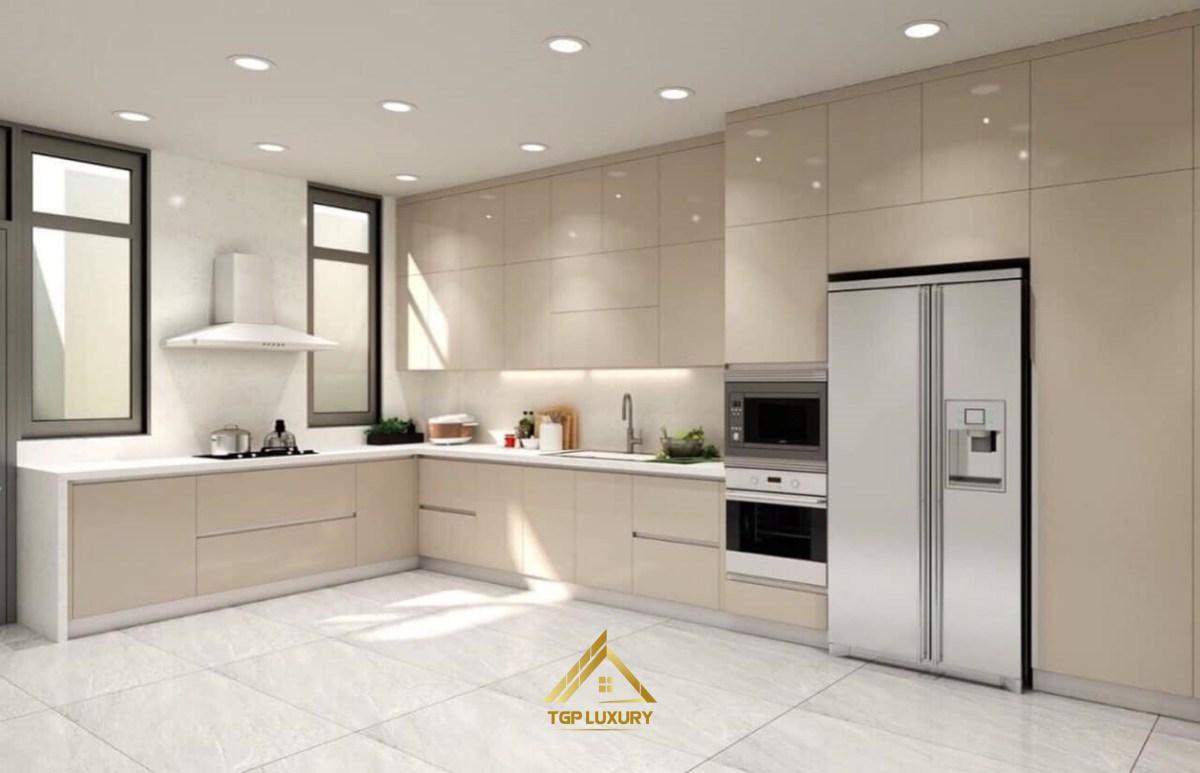 Tủ bếp Inox 304 cánh kính cường lực BLT5015 – Nội thất Lê Tuấn